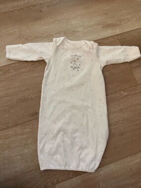 Little me 0-3 sleeper gown